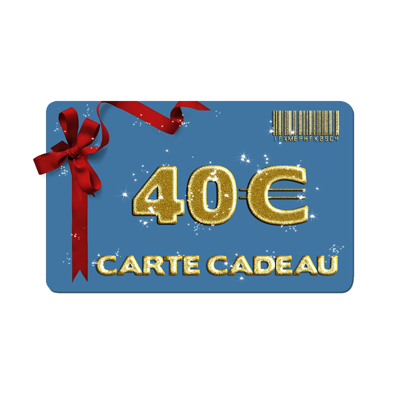 Carte cadeau 40 euros pour le plaisir d'offrir