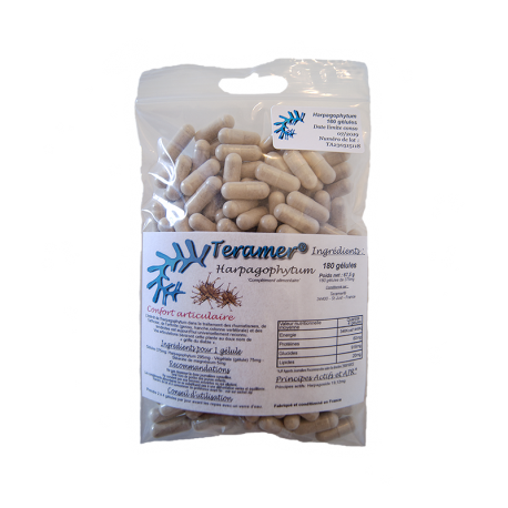 ✭ Harpagophytum - Complément alimentaire - 180 gélules ZIP ✭