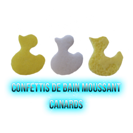 Confettis de bain moussant - Canards