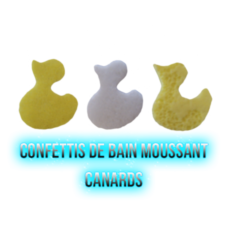 ✭ Confettis de bain moussant - Canards ✭