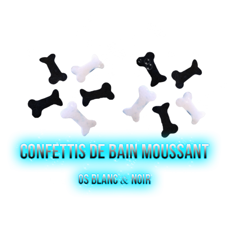 ✭ Confettis de bain moussant Os ✭