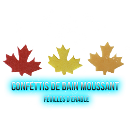 Confettis de bain moussant - Feuilles d'Érable