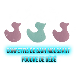 Confettis de bain moussant - Canards