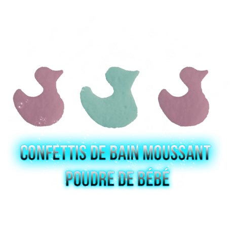 Confettis de bain moussant - Canards 12g