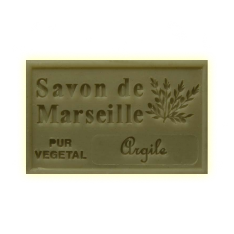 ✭ Savon de Marseille argile verte 125g - Exfoliant doux gommage de la peau ✭