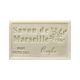 ✭ Savon de Marseille argile blanche 125g - Exfoliant doux gommage de la peau ✭