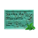 ✭ Savon de Marseille menthe 125g - Exfoliant doux gommage de la peau ✭ 