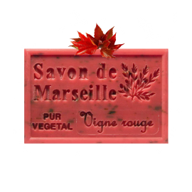 Savon vigne rouge 125g