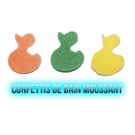 ✭ Confettis de bain moussant canard - Boite de 12gr ✭