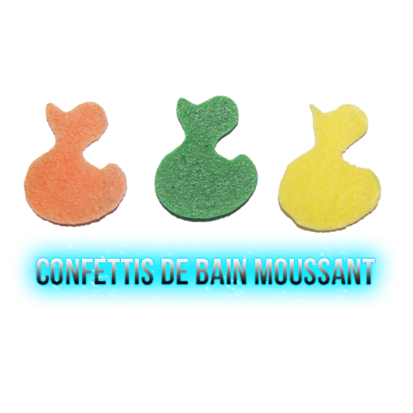 ✭ Confettis de bain moussant canard - Boite de 12gr ✭