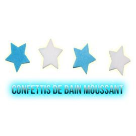 ✭ Confettis de bain moussant étoiles - Boite de 12gr ✭