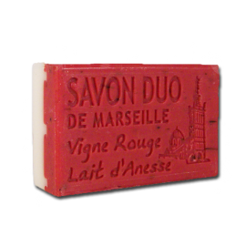 Savon Bi-parfums Lait d’ânesse / Vigne rouge