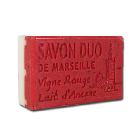 ✭ Savon Bi-parfums Lait d’ânesse / Vigne rouge ✭