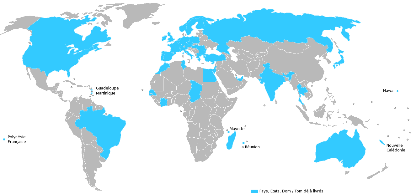 Carte du monde livraison Teramer